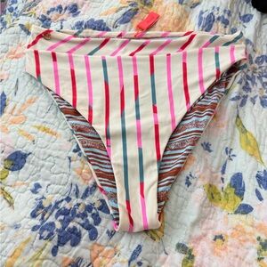 Maaji heart break Suzy Q high rise high leg bikini bottom.